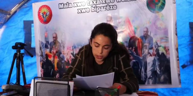 Şehbalı genç kadın ve gençlerden “Mala Xwe, Taxa Xwe Welatê Xwe Biparêze” hamlesi