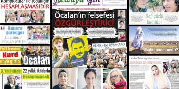 Newaya Jin ‘Öcalan’ın felsefesi özgürleştirici’ manşetiyle çıktı