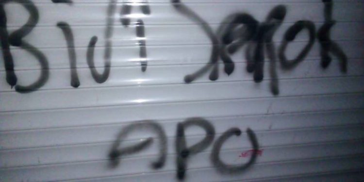 Yurtsever Gençlikten 15 Şubat Komplosuna yönelik yazılama – YENİLENDİ