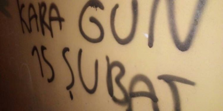 Yurtsever Gençlikten 15 Şubat Komplosuna yönelik yazılama – YENİLENDİ