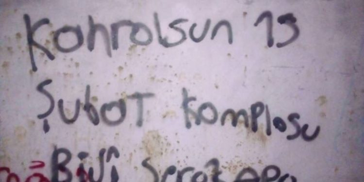 Yurtsever Gençlikten 15 Şubat Komplosuna yönelik yazılama – YENİLENDİ