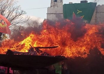Dirbêsiyê’de görkemli Newroz ateşi