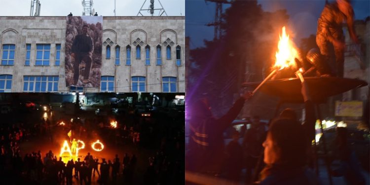 Minbiç’te Yekitiya Jinên Ciwan öncülüğünde Newroz