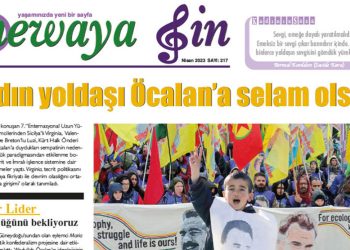 Newaya Jin “Kadın yoldaşı Öcalan’a selam olsun” manşetiyle çıktı