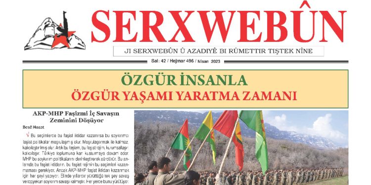 Serxwebûn Nisan sayısı çıktı