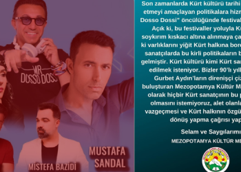 MKM, Dosso Dossi organizasyonunda yer alacak Kürt sanatçılara çağrıda bulundu
