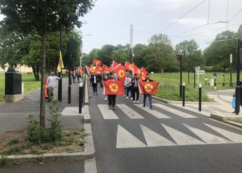 Paris’de TCŞ üyeleri Önder APO ve Maxmur için alanda