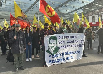 Önder APO’nun fiziki özgürlüğü için Bern gençliği yürüyüşe geçti