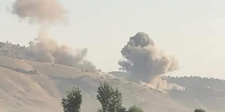 Türk devleti Süleymaniye’de bir bölgeyi bombaladı