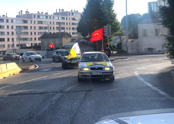 Marsilya’da Cenga Azadiyê Serbixin konvoyu