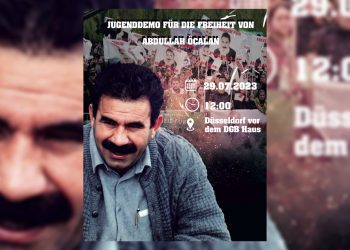 Önder APO’nun fiziki özgürlüğü için gençler Düsseldorf’ta alanlara çıkacak