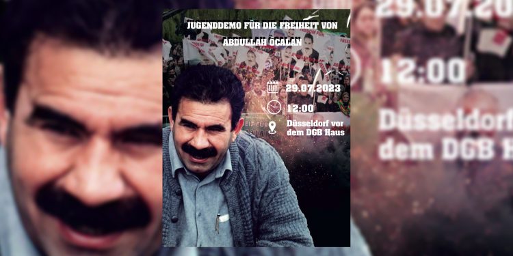 Önder APO’nun fiziki özgürlüğü için gençler Düsseldorf’ta alanlara çıkacak