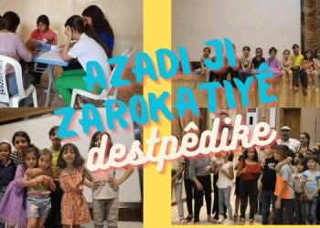 “Azadî Ji Zarokatiyê Destpê Dike’”sloganıyla çocuk tiyatrosu, ağustos ayında 14 oyunla sahne alacak