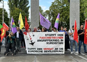 Luzern’de Kürt gençleri İhanete karşı alandaydı