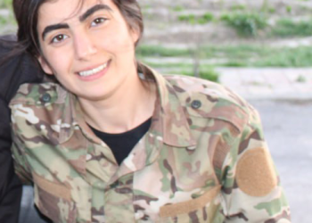 Vejin yoldaşımız, Cizreli bir genç kadın olarak her türlü işgale, vahşete  karşı  dimdik durmuştur.