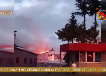 Ateşin Çocukları İnisiyatifi: Kayseri’de faşistlere ait bir fabrikayı ateşe verdik