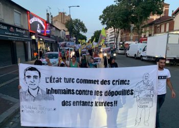 Drancy’de gençler Şehit Tolhildan Tekman için alandaydı!