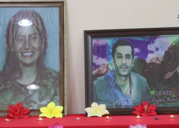 Tebqa’da Şehit Vejîn Jiyan ve Şehit Özgür Ronî için anma