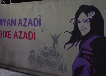 Hesekelî Genç Kadınlardan, Jina Amini’nin şehadet yıldönümünü için resim