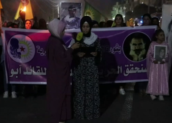 Tebqa’lı genç kadınlar, Önder APO için yürüdü