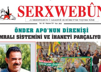 Serxwebûn gazetesinin Eylül ayı sayısı çıktı