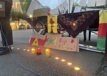 Kassel’de Rojava için 3 günlük bilgilendirme standı