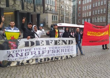 Almanya Bremen’de Rojava için eylem