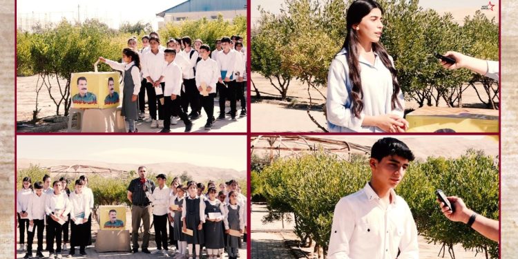 Öğrenciler, “Siz de Önder Apo’ya mektup yazın” kampanyasına katıldı