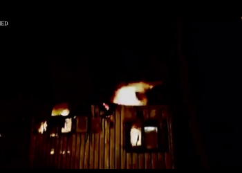 YCWK: Düşmanın kullandığı bir kulübe ateşe verilmiştir