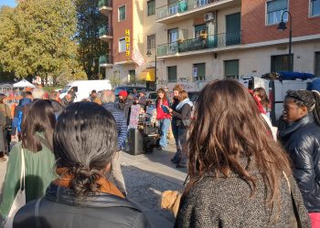 Torino’da genç kadınlar alanlardaydı