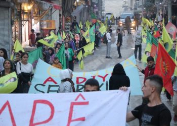 Halep’te Önder Apo’nun özgürlüğü için yürüyüş