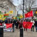 Londra’da İngiltere Başbakanlığı önünde eylem