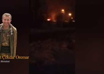Şehit Çekdar Oremar İntikam Biriminden, gerillayı selamlama eylemi!