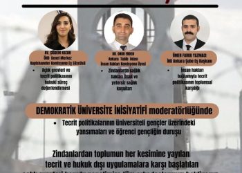 Üniversite öğrencilerinden, ‘Tecrit ve Zindan’ konulu panel