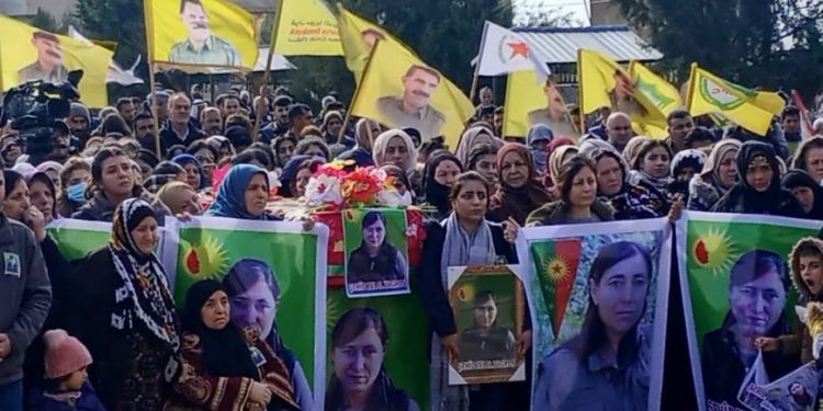 Şehit Zelal Zagros Hesekê’de sonsuzluğa uğurlanıyor