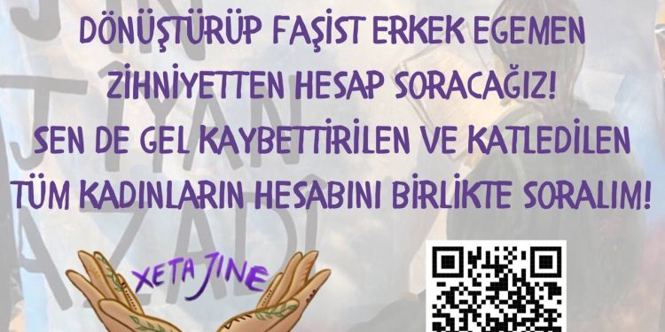 Xeta Jinê üyeleri bir çok noktada gerçekleştirdikleri eylemlerle Gülistan Doku’nun akıbetini sordu
