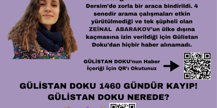 Xeta Jinê üyeleri bir çok noktada gerçekleştirdikleri eylemlerle Gülistan Doku’nun akıbetini sordu