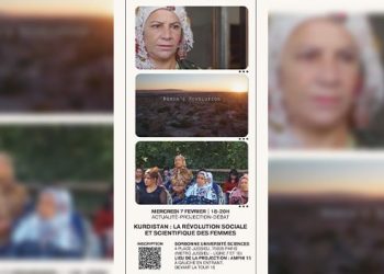 7 Şubat’ta Paris’te Kadın devrimi filmi ve semineri