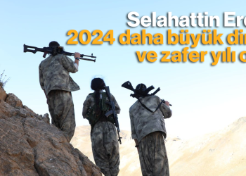 Selahattin Erdem:  2024 daha büyük direniş ve zafer yılı olsun