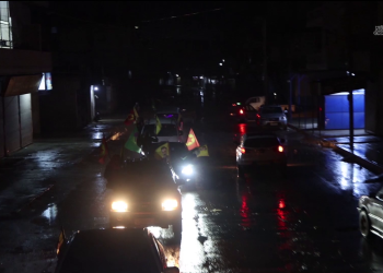 Minbiç gençleri “Özgürlük Hamlesi” çerçevesinde konvoylu eylem gerçekleştirdi