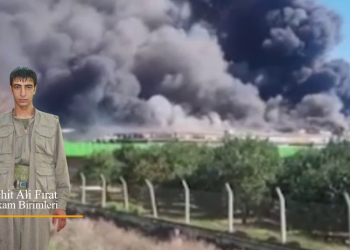 Şehit Ali Fırat İntikam Birimlerinden Zindan Direnişini selamlama eylemi!