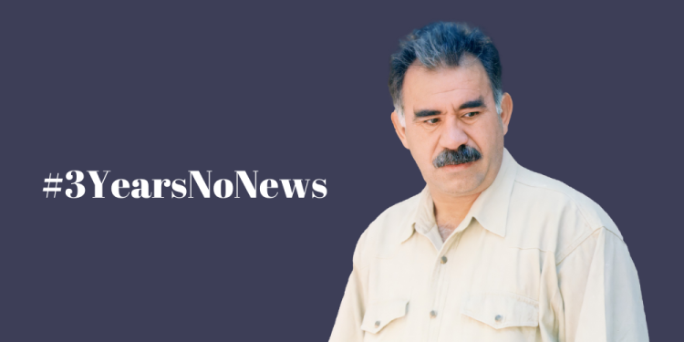 Kürt halkı ve dostları, yarın Önder APO için #3YearsNoNews hashtagında bir araya geliyor