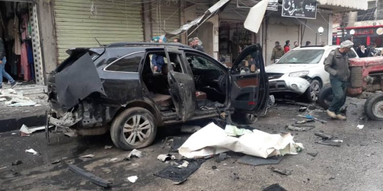 Minbic’te patlama: 11 yurttaş yaralandı