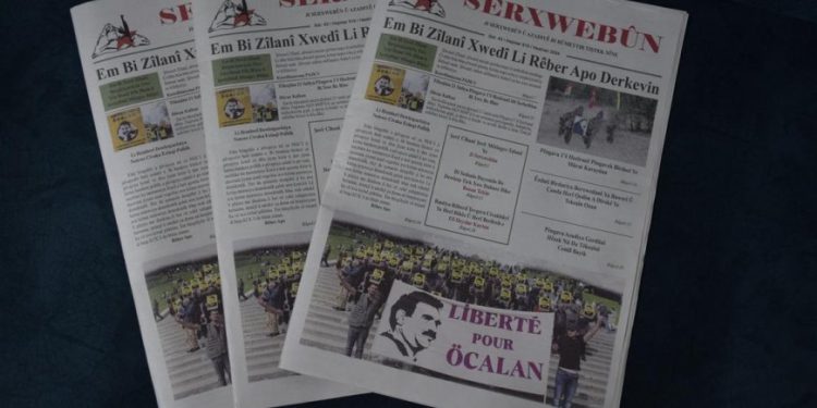 ​​​​​​​Kürtçe Serxwebûn gazetesinin yeni sayısı çıktı