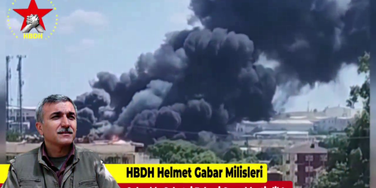 HBDH Şehid Helmet Gabar (Diyar Xerib) Milisleri Gebze’de Sabotaj Eylemi Gerçekleştirdi
