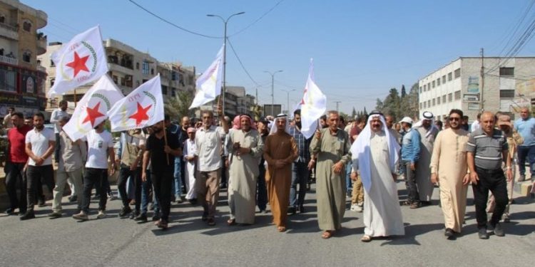 Minbic’de Türk devletinin saldırıları kınandı