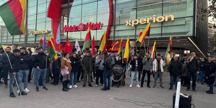 Hamburg’da Rojava Saldırıları Protesto Edildi