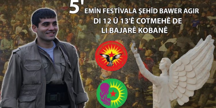 12 Ekim’de 5. Şehit Bawer Agir Festivali yapılacak