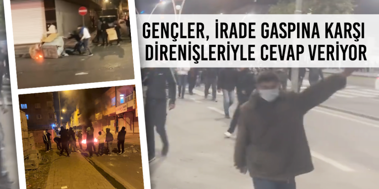 Gençler, İrade Gaspına Karşı Direnişleriyle Cevap Veriyor