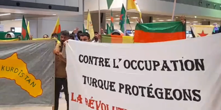 Marsilya Havaalanı’nda İşgale Karşı Sivil İtaatsizlik Eylemi